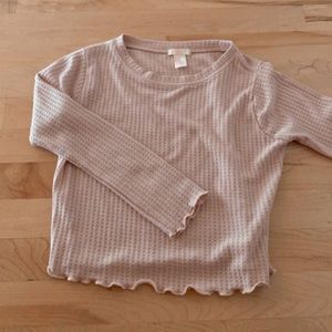 lettuce-edge pink forever 21 top